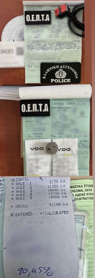 Φορτηγά: 5.608 παραβάσεις το πρώτο 3μηνο του 2026